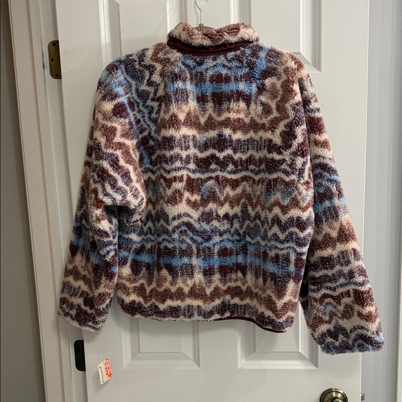 FP Movement by Free People Hit The Slopes Printed Fleece Jacket NWT - Picture 4 of 6